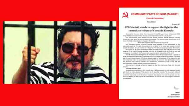 INDIA: ¡El CPI (maoísta) apoya la lucha por la liberación inmediata del camarada Gonzalo!