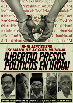 Informe de las actividades en la semana de Acción Mundial por la Libertad de los Presos Políticos en la India