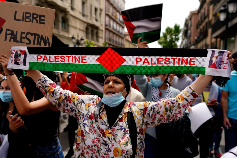Grandes demostraciones en todo el mundo por el pueblo palestino contra Israel y el imperialismo 37