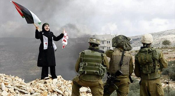 Las mujeres en la agresión a Palestina