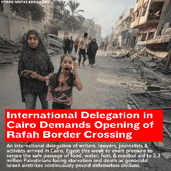Una delegación internacional exige en El Cairo la apertura del paso fronterizo de Rafah
