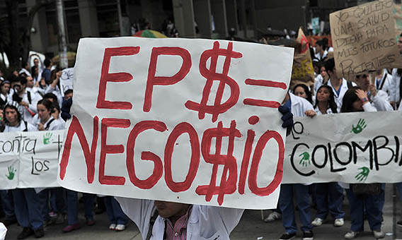 La verdadera lucha es contra la Ley 100 y la privatización de la Salud en Colombia