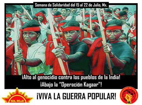 De México a la India ¡Frenar la guerra contra el pueblo!