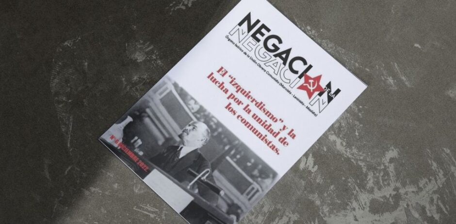 Mensaje sobre la revista Negación de la Negación No. 6 1