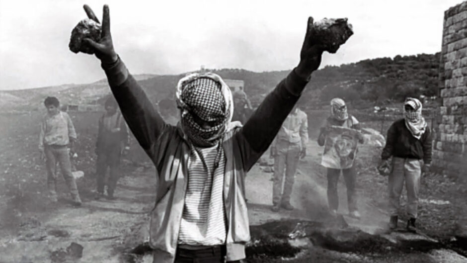 piedras contra balas en la Intifada