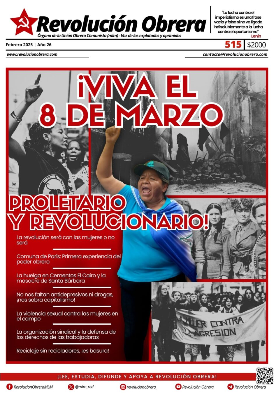 Revolución Obrera número 515 1