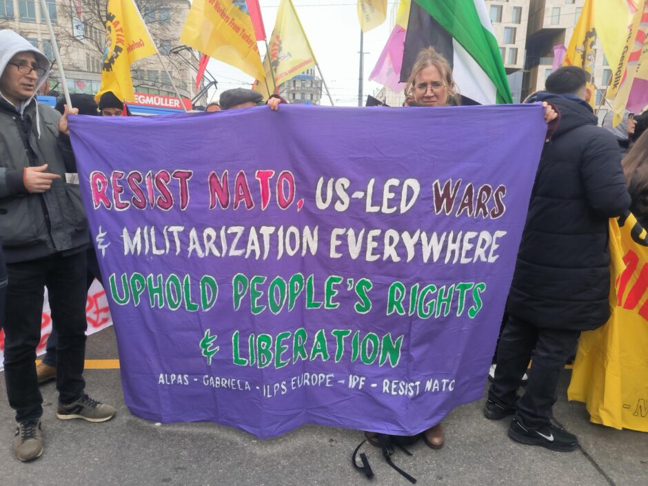 En imágenes: Demostración contra la Cumbre de Seguridad de la OTAN en Munich 4