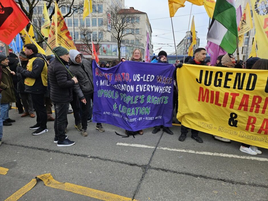 En imágenes: Demostración contra la Cumbre de Seguridad de la OTAN en Munich 7