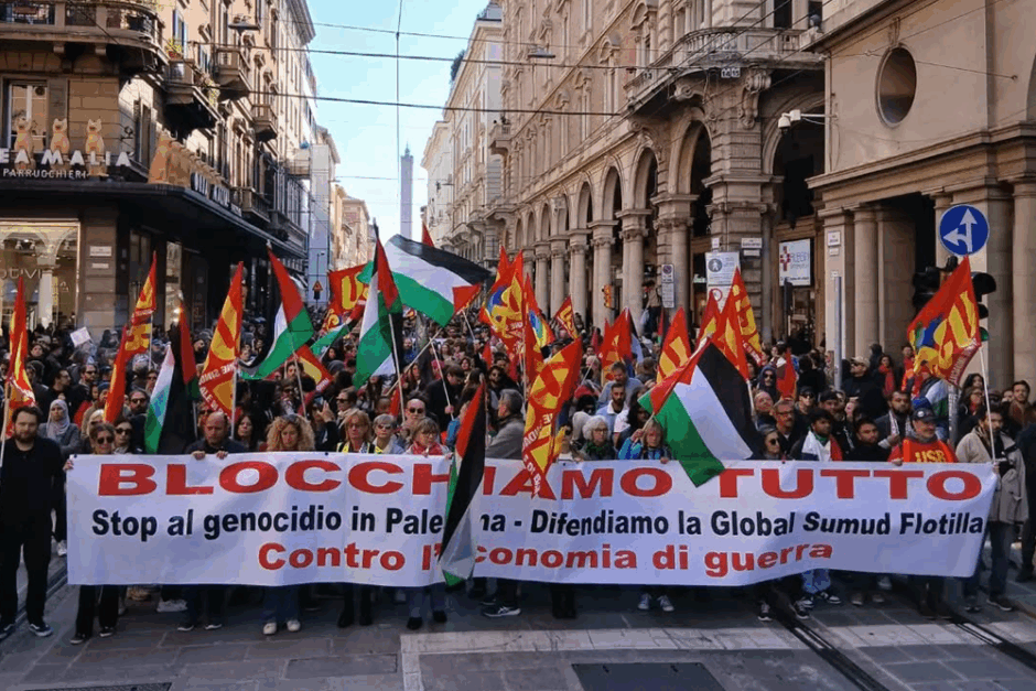 Huelga general por Gaza en Italia (Informe) 1