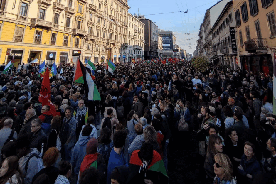 Huelga general por Gaza en Italia (Informe) 12