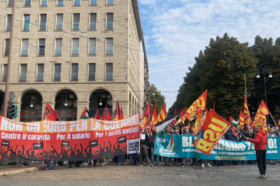 Huelga general por Gaza en Italia (Informe) 8