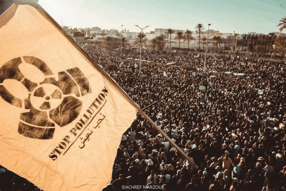 Las históricas manifestaciones en Gabès preocupan al régimen antipopular y proimperialista de Saied 4