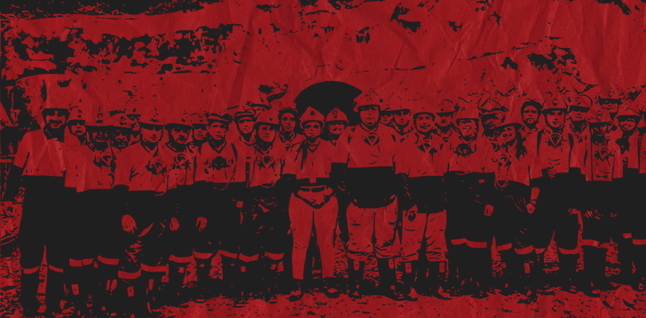 Mensaje de solidaridad con los obreros mineros en Zaragoza 1