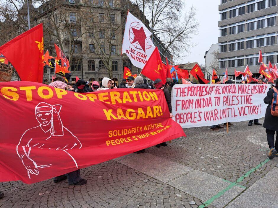 Imágenes del Día Internacional de Acción contra la Operación Kagaar en Zúrich, 28 de marzo 4