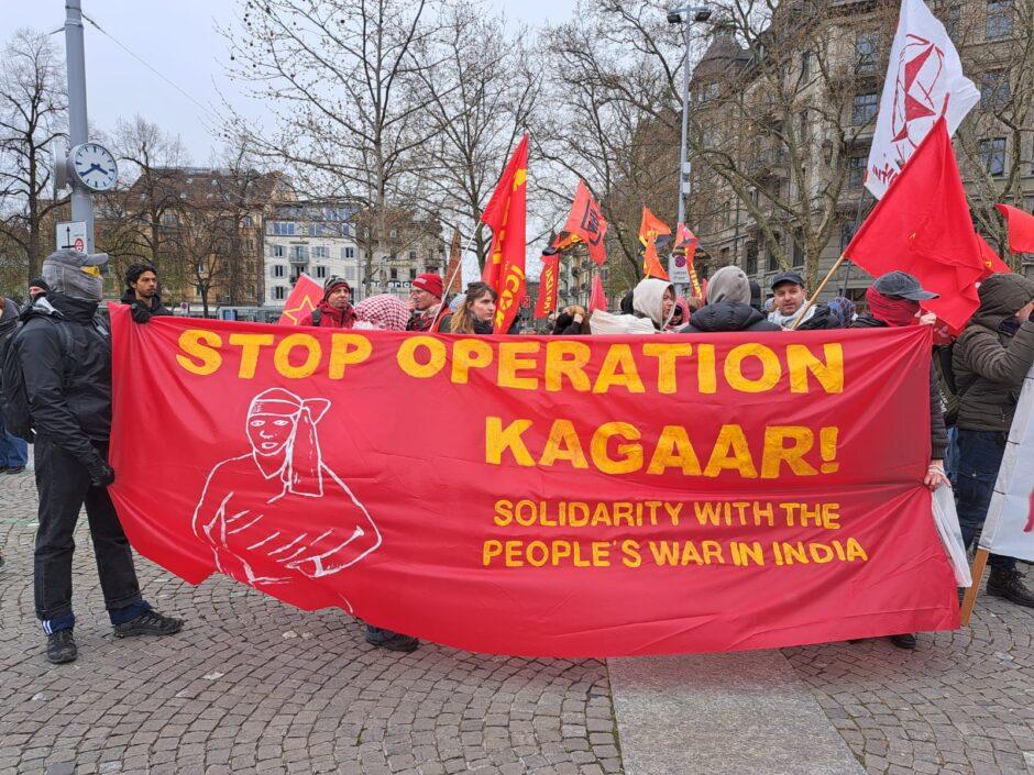Imágenes del Día Internacional de Acción contra la Operación Kagaar en Zúrich, 28 de marzo 6