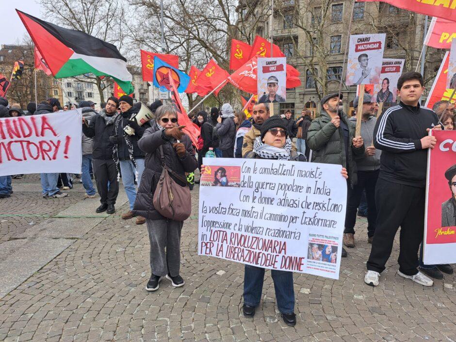 Imágenes del Día Internacional de Acción contra la Operación Kagaar en Zúrich, 28 de marzo 3