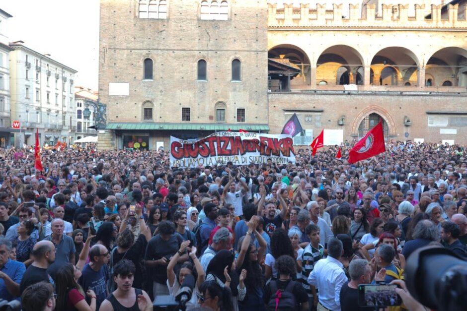 Bologna: con una multitudinaria y decidida manifestación, exige justicia para Abderrahim Fakir 1