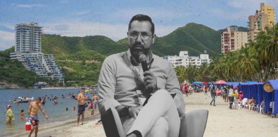 El pueblo sin viviendas por el terremoto y el ministro de Vivienda de paseo en Santa Marta 1